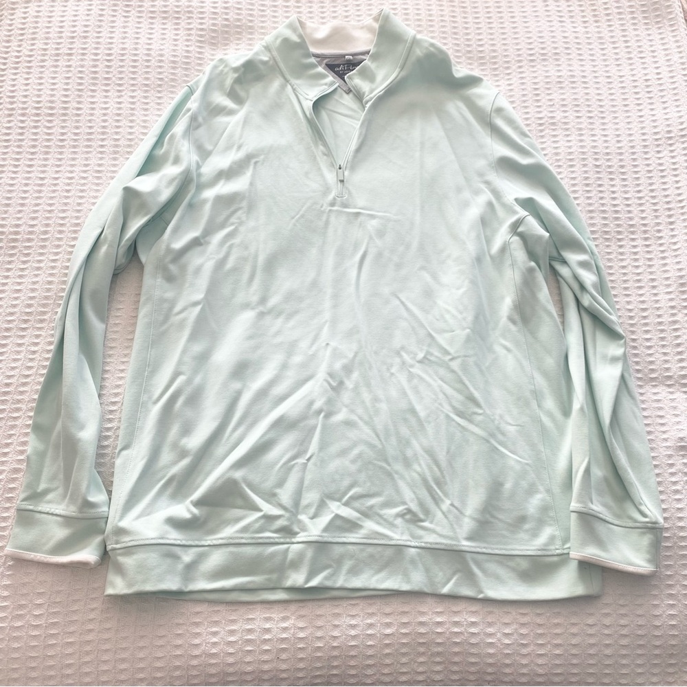 Adidas Mint Green Golf AdiPure Pullover XL